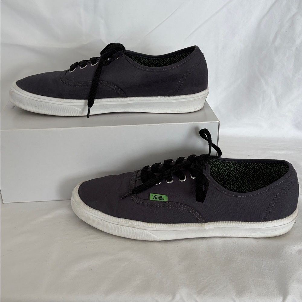 Vans Men's Dark Gray Canvas Sneakers